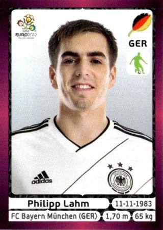 Philipp Lahm – UEFA Euro 2012 Poland-Ukraine - Deutschland Edition, Nr. 231