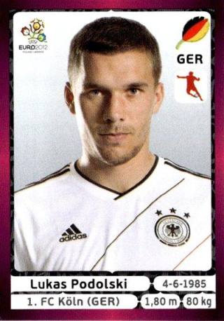 Lukas Podolski – UEFA Euro 2012 Poland-Ukraine - Deutschland Edition, Nr. 244