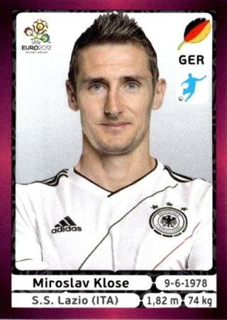 Miroslav Klose – UEFA Euro 2012 Poland-Ukraine - Deutschland Edition, Nr. 247