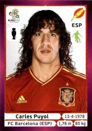 Carles Puyol – UEFA Euro 2012 Poland-Ukraine - Deutschland Edition, Nr. 289