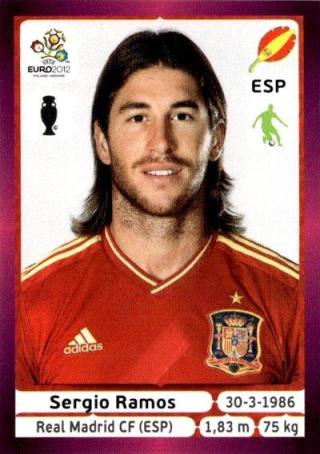 Sergio Ramos – UEFA Euro 2012 Poland-Ukraine - Deutschland Edition, Nr. 291