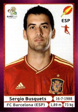 Sergio Busquets – UEFA Euro 2012 Poland-Ukraine - Deutschland Edition, Nr. 295