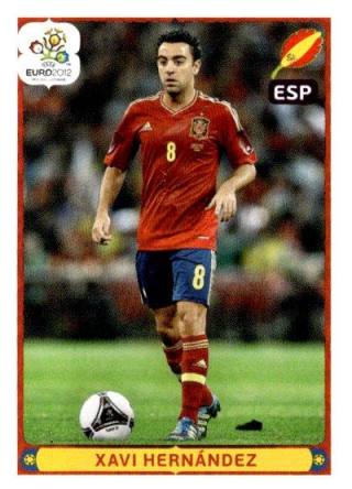 Xavi – UEFA Euro 2012 Poland-Ukraine - Deutschland Edition, Nr. 308