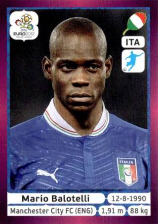 Mario Balotelli – UEFA Euro 2012 Poland-Ukraine - Deutschland Edition, Nr. 335