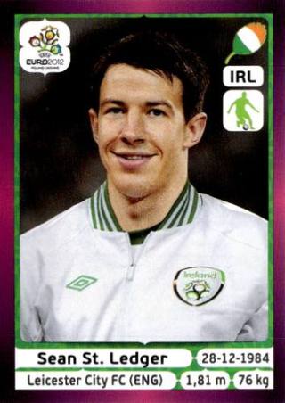 Sean St. Ledger – UEFA Euro 2012 Poland-Ukraine - Deutschland Edition, Nr. 348