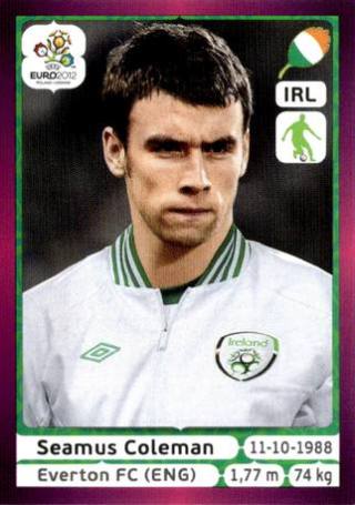 Séamus Coleman – UEFA Euro 2012 Poland-Ukraine - Deutschland Edition, Nr. 351