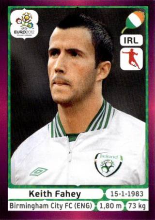 Keith Fahey – UEFA Euro 2012 Poland-Ukraine - Deutschland Edition, Nr. 353