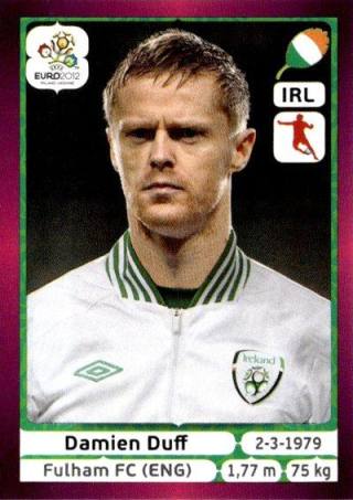 Damien Duff – UEFA Euro 2012 Poland-Ukraine - Deutschland Edition, Nr. 357
