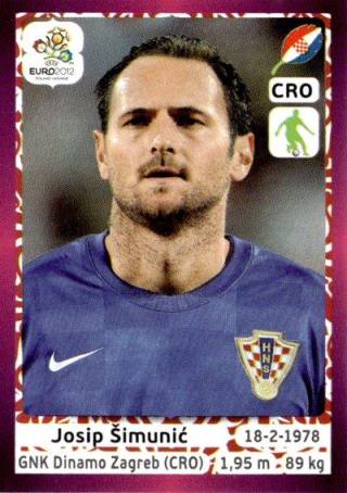 Josip Šimunić – UEFA Euro 2012 Poland-Ukraine - Deutschland Edition, Nr. 376