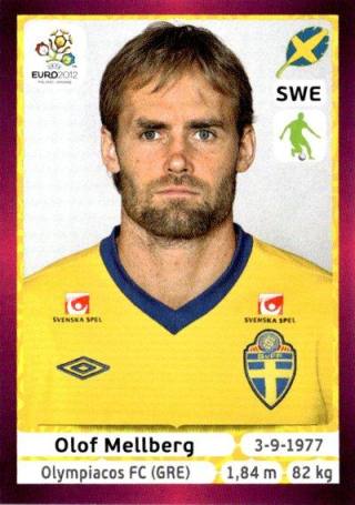 Olof Mellberg – UEFA Euro 2012 Poland-Ukraine - Deutschland Edition, Nr. 436