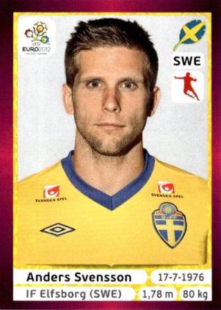 Anders Svensson – UEFA Euro 2012 Poland-Ukraine - Deutschland Edition, Nr. 441