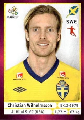 Christian Wilhelmsson – UEFA Euro 2012 Poland-Ukraine - Deutschland Edition, Nr. 446