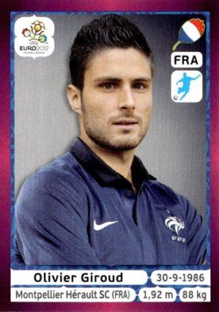 Olivier Giroud – UEFA Euro 2012 Poland-Ukraine - Deutschland Edition, Nr. 477