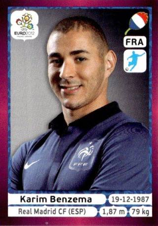 Karim Benzema – UEFA Euro 2012 Poland-Ukraine - Deutschland Edition, Nr. 480