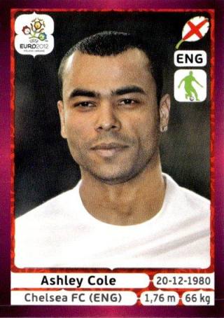 Ashley Cole – UEFA Euro 2012 Poland-Ukraine - Deutschland Edition, Nr. 493