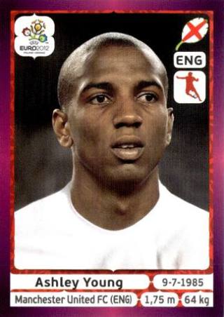 Ashley Young – UEFA Euro 2012 Poland-Ukraine - Deutschland Edition, Nr. 503