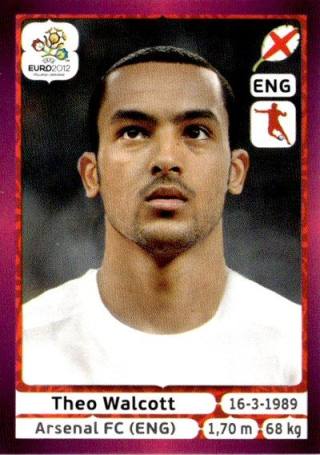 Theo Walcott – UEFA Euro 2012 Poland-Ukraine - Deutschland Edition, Nr. 505