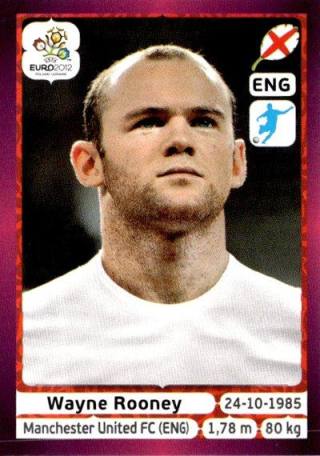 Wayne Rooney – UEFA Euro 2012 Poland-Ukraine - Deutschland Edition, Nr. 509