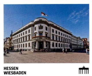 Hessen, Wiesbaden – Schwarz Rot Gold, n.º 15