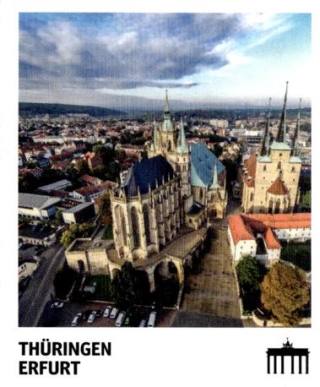 Thüringen, Erfurt – Schwarz Rot Gold, n.º 16