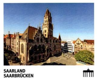 Saarland, Saarbrücken – Schwarz Rot Gold, n.º 18