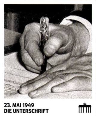 23.05.49 - Die Unterschrift – Schwarz Rot Gold, no. 47