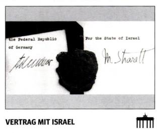 Vertrag mit Israel – Schwarz Rot Gold, no. 55