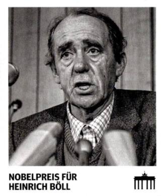 Nobelpreis für Heinrich Böll – Schwarz Rot Gold, no. 70