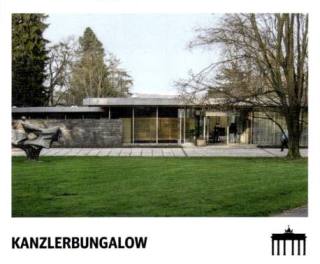 Kanzlerbungalow – Schwarz Rot Gold, n° 100