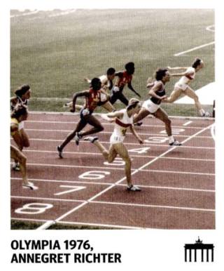 Olympia 1976, Annegret Richter – Schwarz Rot Gold, n° 136