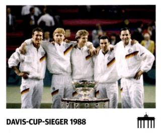Davis-Cup-Sieger 1988 – Schwarz Rot Gold, n° 147