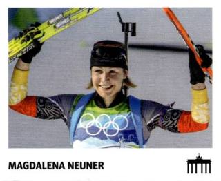 Magdalena Neuner – Schwarz Rot Gold, n° 163