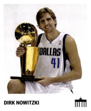 Dirk Nowitzki – Schwarz Rot Gold, n.º 165