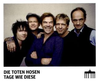 Die Toten Hosen, Tage wie diese – Schwarz Rot Gold, n.º 181