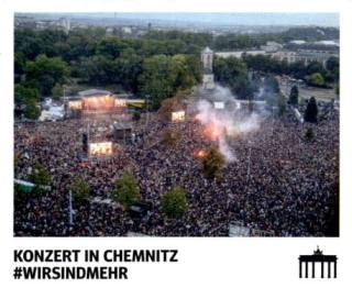 Konzert in Chemnitz, #WirSindMehr – Schwarz Rot Gold, n.º 186