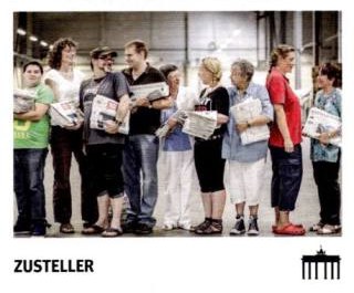 Zusteller – Schwarz Rot Gold, Nr. 213