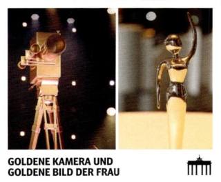 Goldene Kamera und Goldene Bild der Frau – Schwarz Rot Gold, Nr. 220