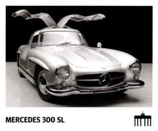 Mercedes 300 SL – Schwarz Rot Gold, Nr. 235