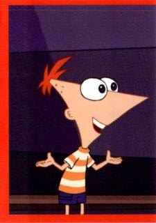 Sticker 1 – Phineas & Ferb, n.º 1