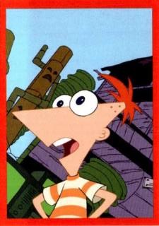 Sticker 63 – Phineas & Ferb, n.º 63