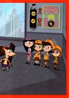 Sticker 167 – Phineas & Ferb, nr. 167