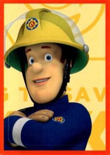 Sticker 7 – Fireman Sam, no. 7