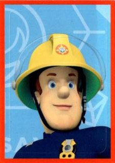 Sticker 17 – Fireman Sam, no. 17