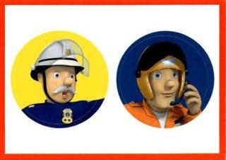 Sticker 20 – Fireman Sam, no. 20