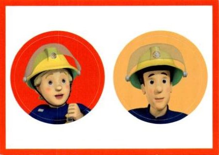 Sticker 21 – Fireman Sam, no. 21