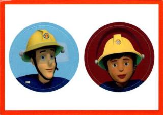Sticker 22 – Fireman Sam, no. 22