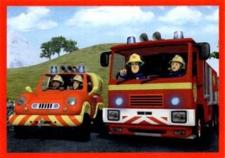 Sticker 53 – Sam el Bombero, n.º 53