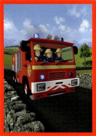 Sticker 82 – Sam el Bombero, n.º 82