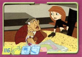 Sticker 116 – Kim Possible, no. 116