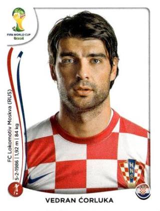 Vedran Ćorluka – FIFA World Cup 2014 Brazil, Nr. 55